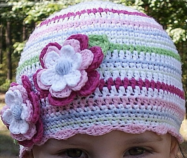 Girly Stripes Cap