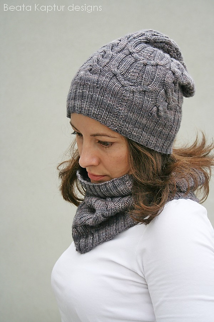 Slouchy Double Cabled Set