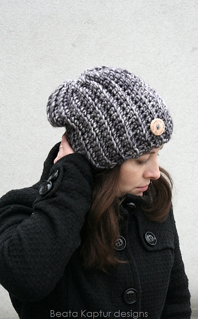 Raven Slouchy Hat