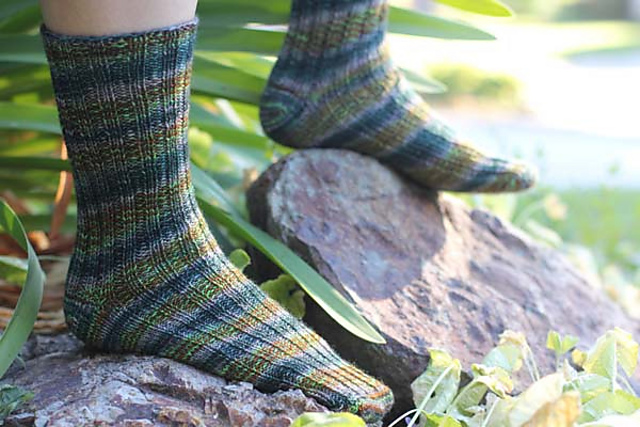 Any Gauge Ribbed Socks