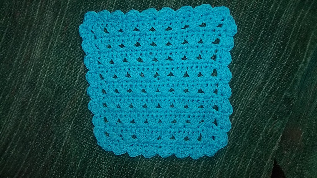 Double Cross dishcloth