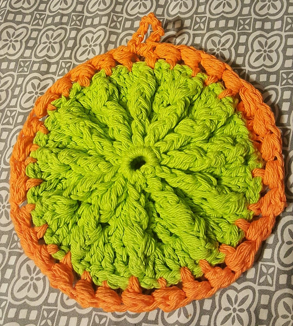 Forget me Knot Potholder