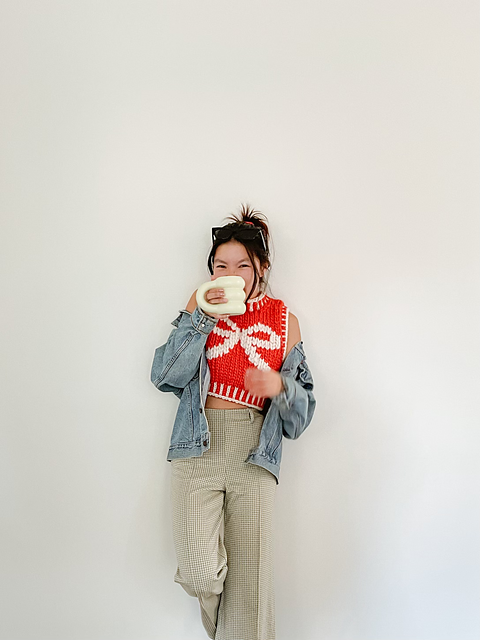 Lil' Bow Peep Vest