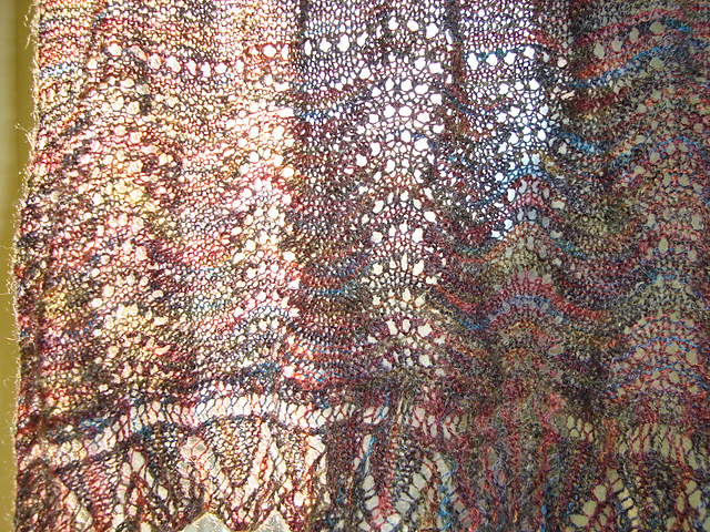 Baby's Shawl in Old Shale Pattern