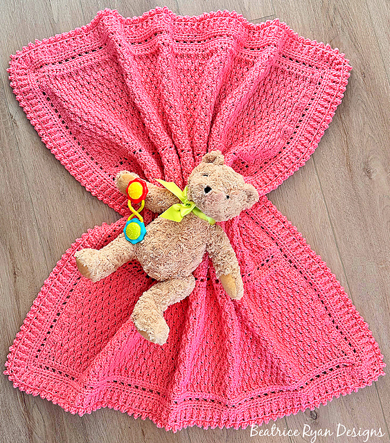 Cozy Alpine Stitch Baby Blanket