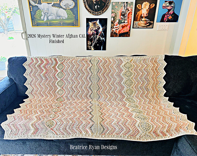 2026 Mystery Winter Afghan CAL