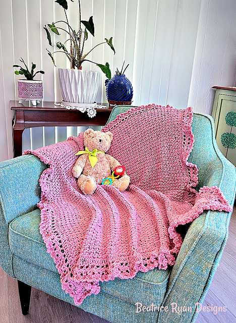 Simple and Sweet Baby Blanket