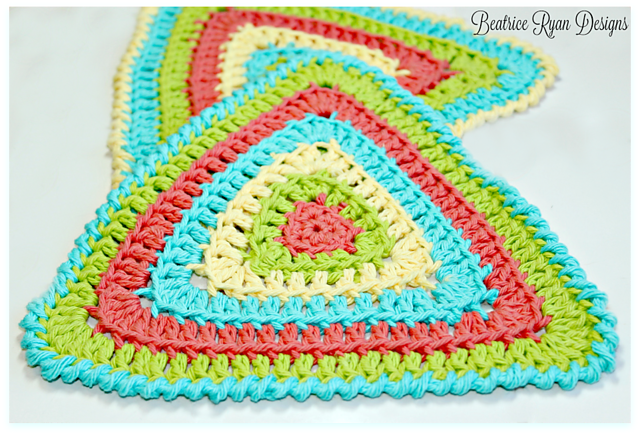 Totally Triangle Dishcloth