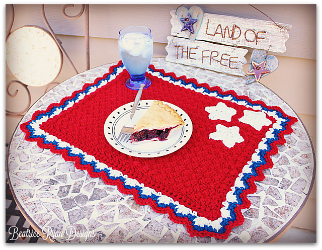 Patriotic Summertime Placemat