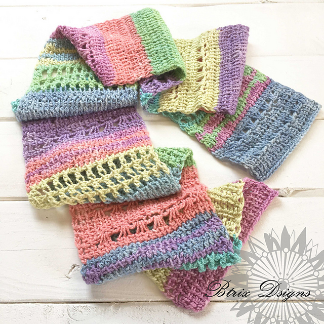 Tunisian Stash Buster Scarf