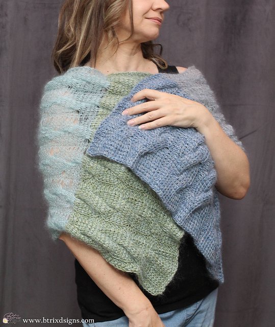 TUNISIAN Aria Wrap