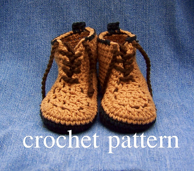 Crochet Baby Work Booties