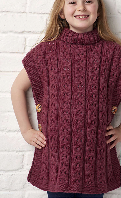 Button and Go Child Poncho