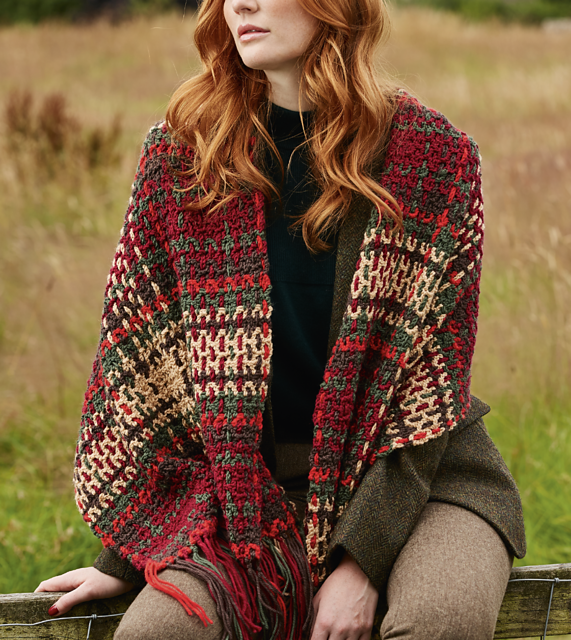 Cosy Plaid Wrap