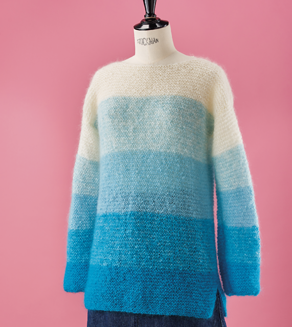 Ombre colourblend sweater