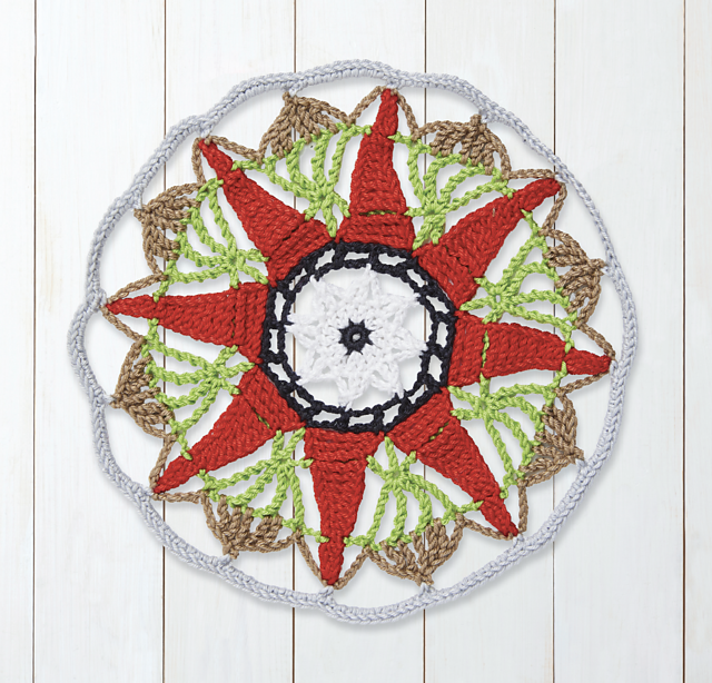 Spinning star mandala