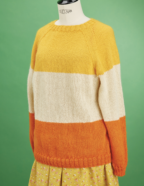 Stripy block jumper
