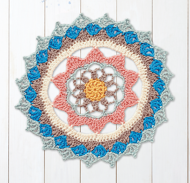Sea garden mandala