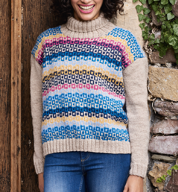 Square deal geometric jumper