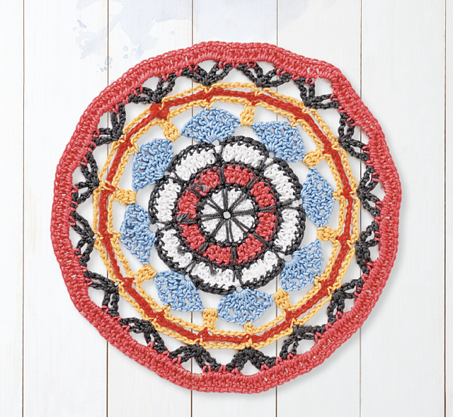 Stained glass mandala