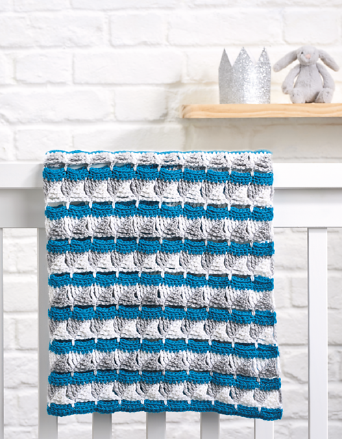 Making waves baby blanket