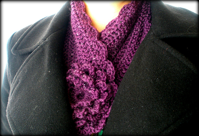 Scalloped Neck Wrap