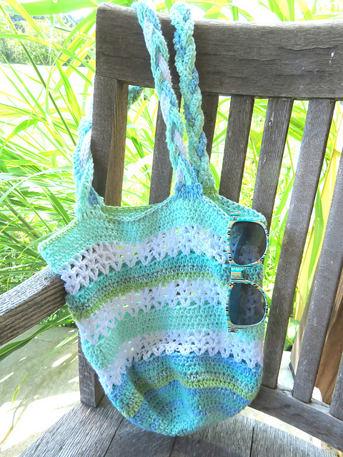 Ocean Waves Market Bag