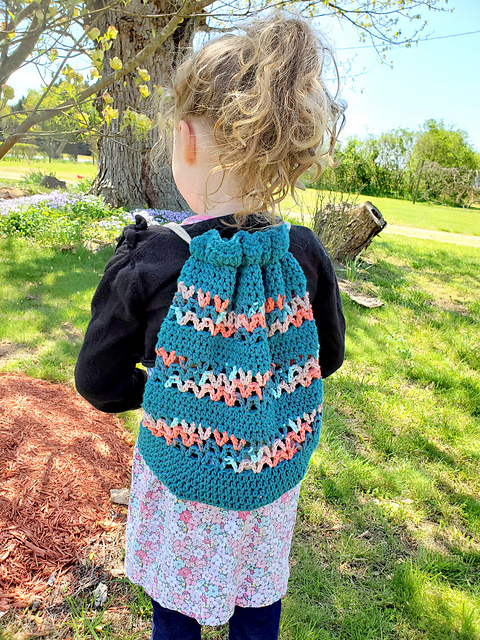 Ocean Waves Cinch Sac