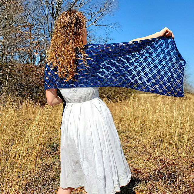 Iris Dreams Shawl