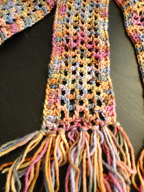 Ravelry: Window Pane Scarf pattern by Becky Joiner