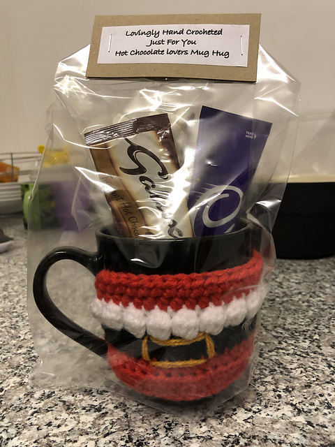 Father Christmas Belt Mug Hug