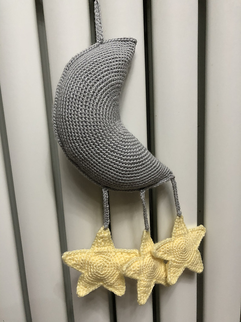 Sweet Dreams Moon& Stars Wall Hanging