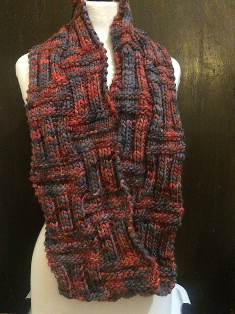 His Basket Weave Cowl