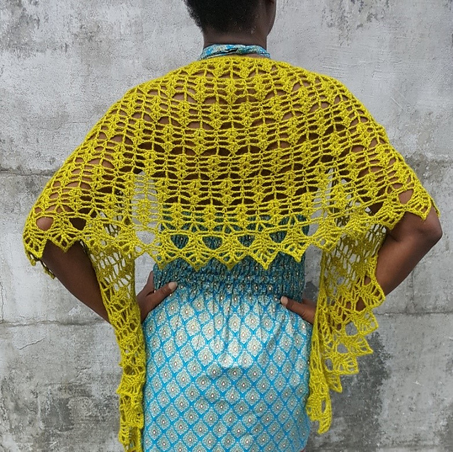 New Spring Leaves Shawl