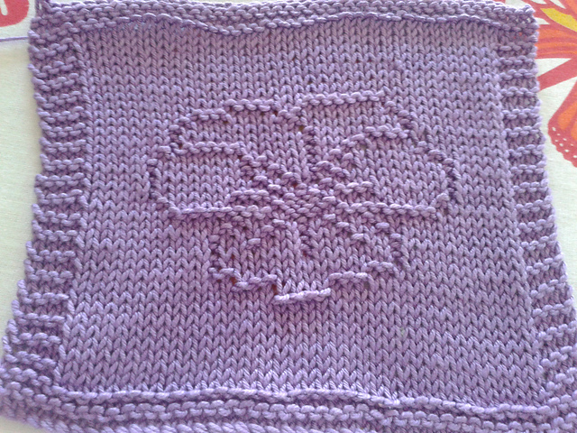 Violet Washcloth