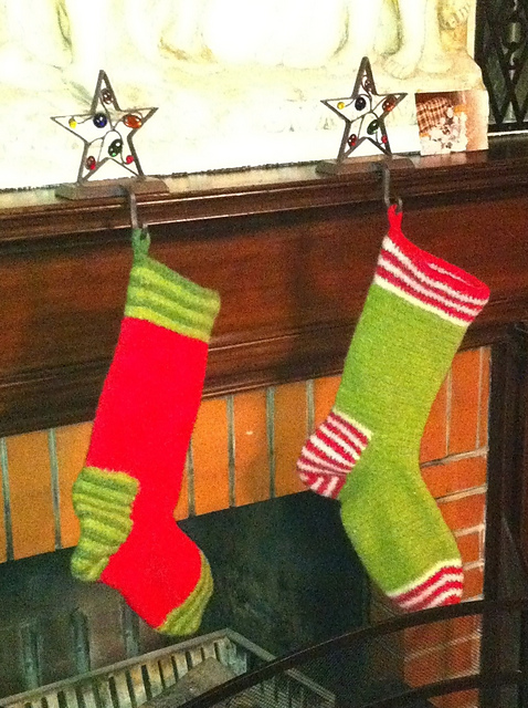 Large Felted Christmas Stocking