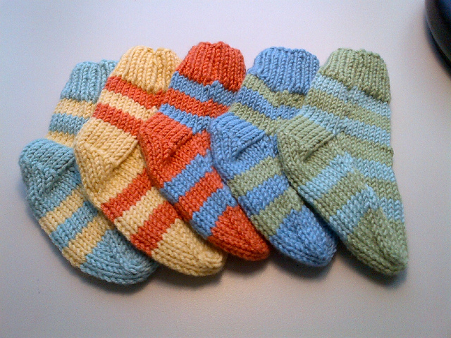 Striped Baby Socks