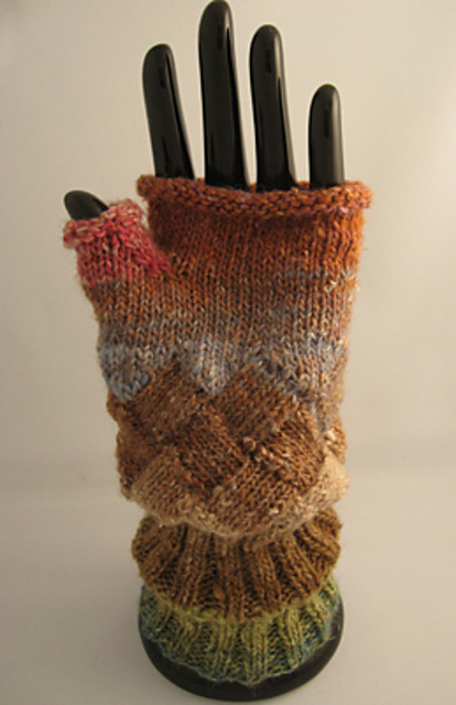 Marks & Kattens Fame Rand Entrelac Wristwarmers