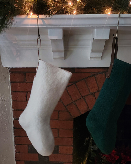 Felted Holiday Stocking