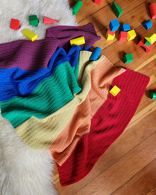Happy Baby Blanket (Crochet Version)