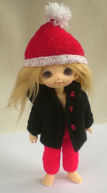 Hooded Duffle Coat for Pukifee or Lati Yellow