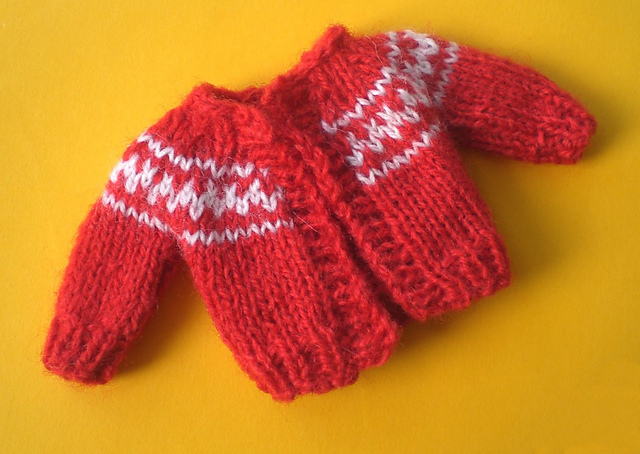 Winter Cardigan for Pukifee or Lati Yellow