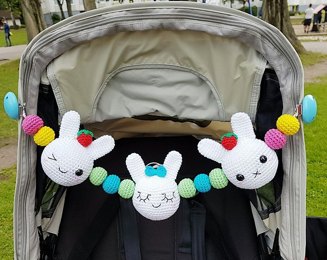 Bunny Stroller Mobile