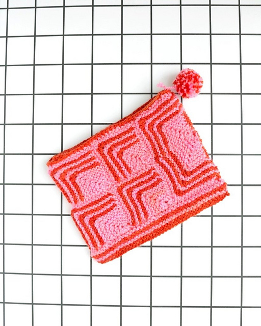 Hip to Be Mitered-Square Zip Bag