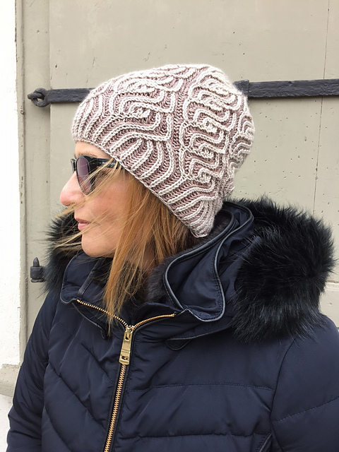 Color Brioche Stitch Two Color Knit Beanie Pattern Ravelry: Liguria