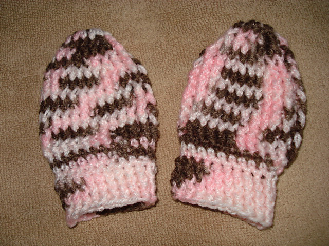Thumbless Baby Mitts