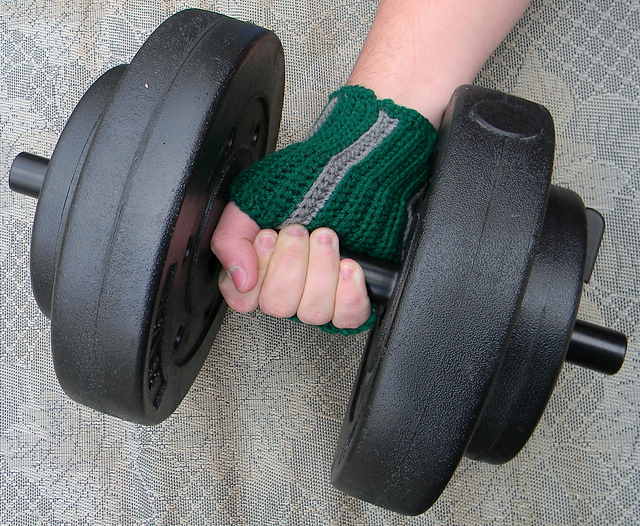 Unisex Beginner Fingerless Gloves or Wristers