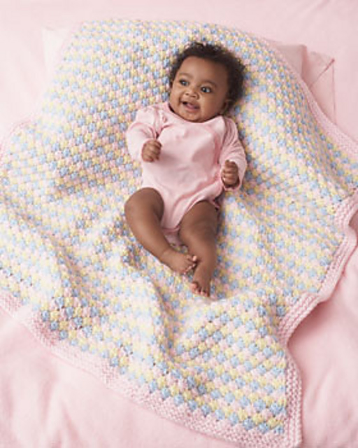 Tri-Color Baby Blanket