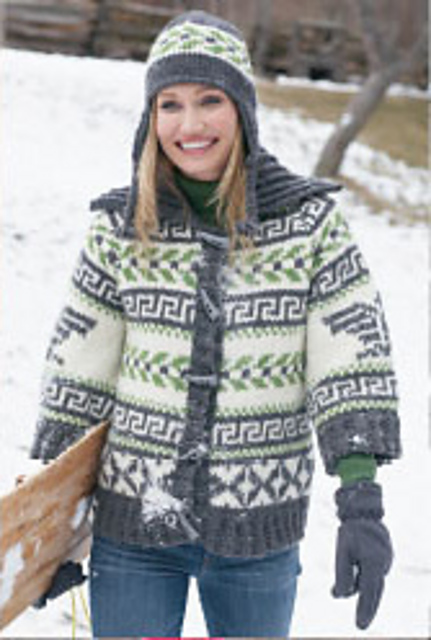 Navajo Cardigan and Hat (Cardigan)