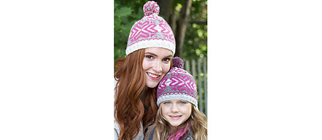 I Heart Fair Isle Hat: Woman's Version